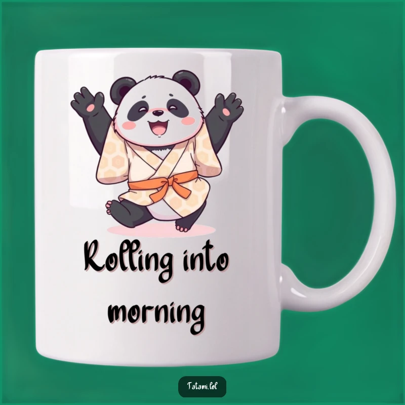 Funny Panda Kimono Mug - Joyful Acrobat Panda, Hilarious Gift for Panda Lovers