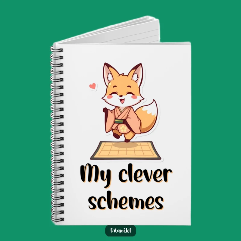 Funny Fox Kimono Journal - Write with Whimsy Gift