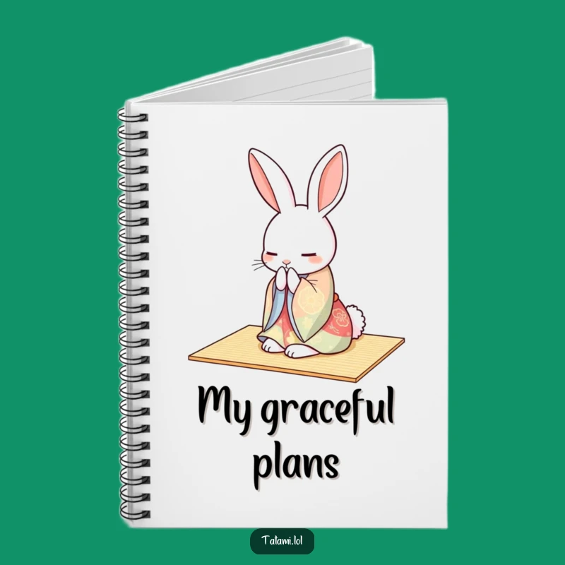 Funny Rabbit Kimono Notebook: Graceful Journal for Peaceful Ideas